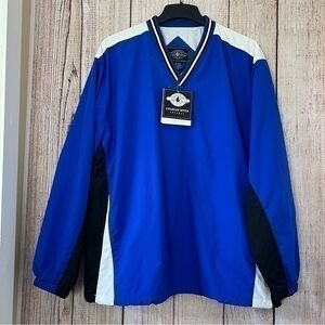 Vintage Charles River apparel Mens windbreaker Pullover Rain Jacket Size XXL